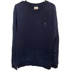 Knowledge cotton apparel crewneck blue